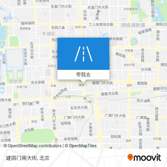 建国门南大街地图