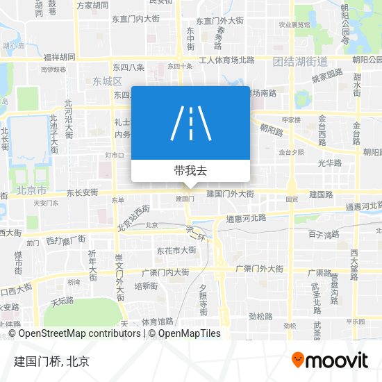 建国门桥地图