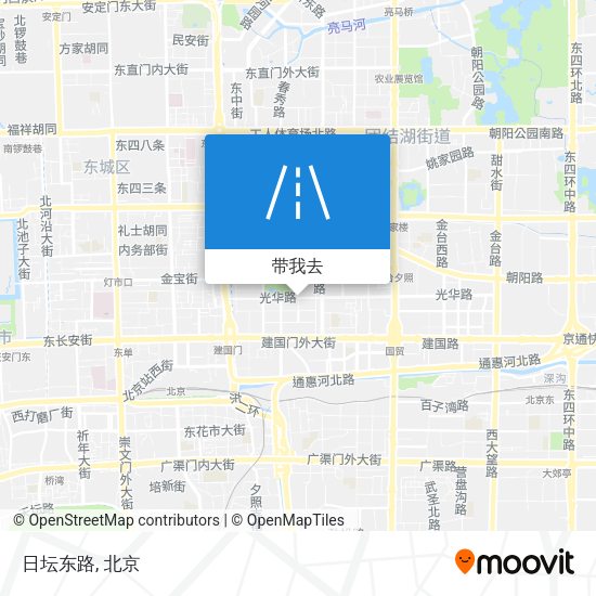 日坛东路地图