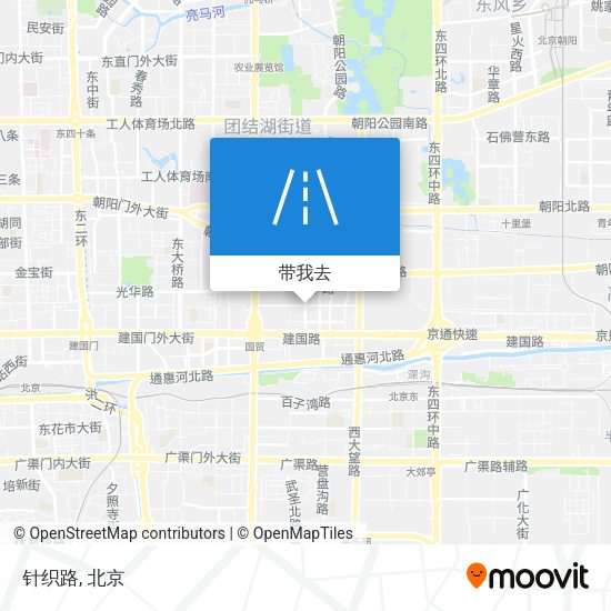 针织路地图