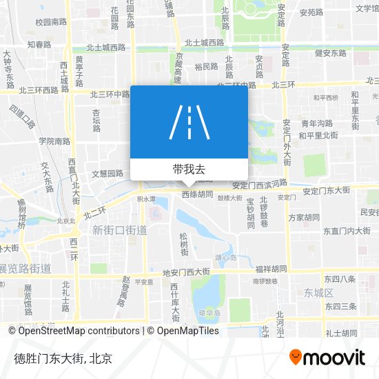 德胜门东大街地图