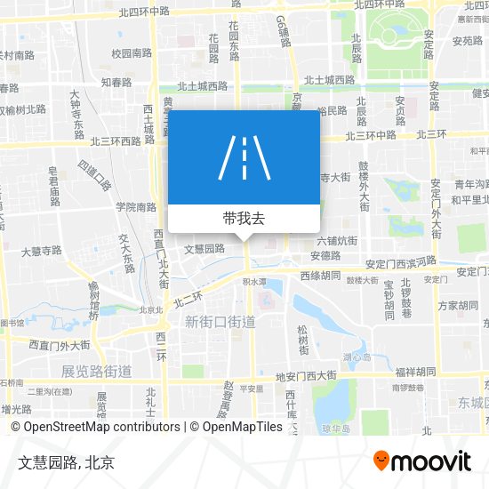 文慧园路地图
