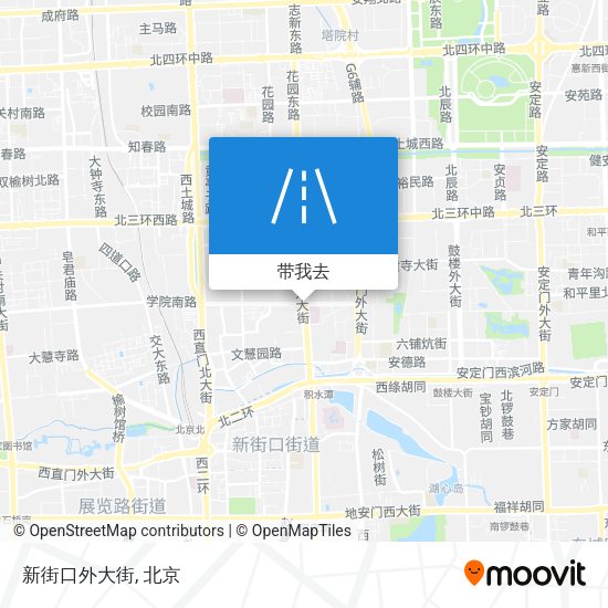 新街口外大街地图