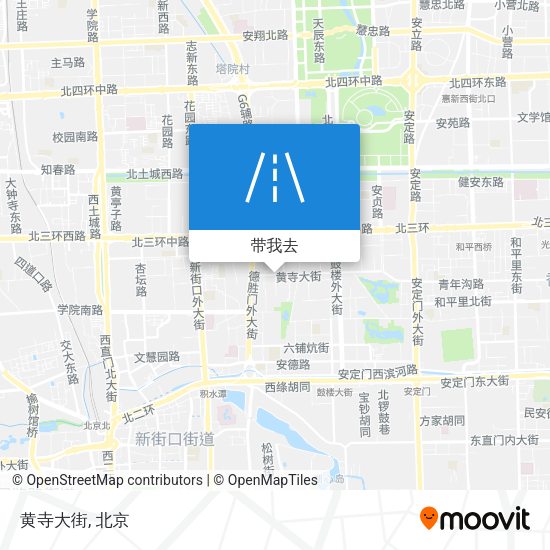 黄寺大街地图