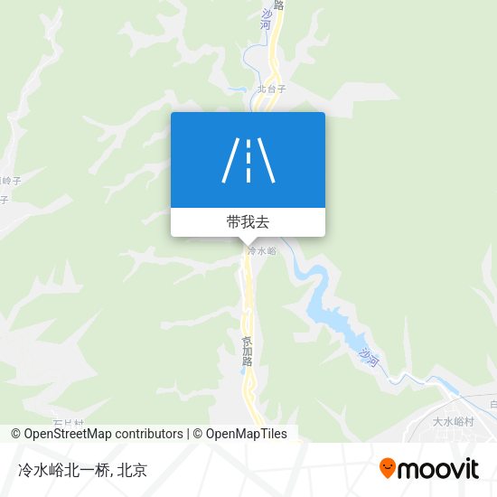冷水峪北一桥地图