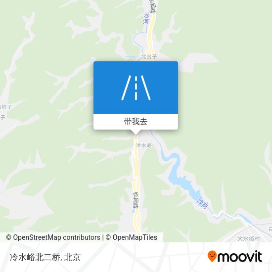 冷水峪北二桥地图