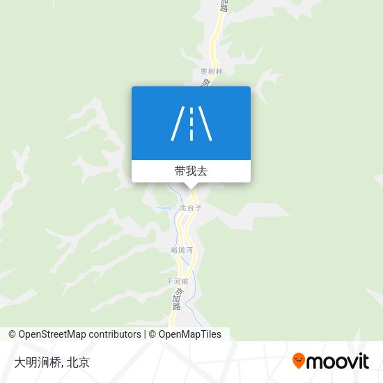 大明涧桥地图
