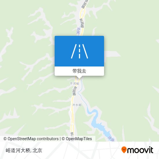 峪道河大桥地图