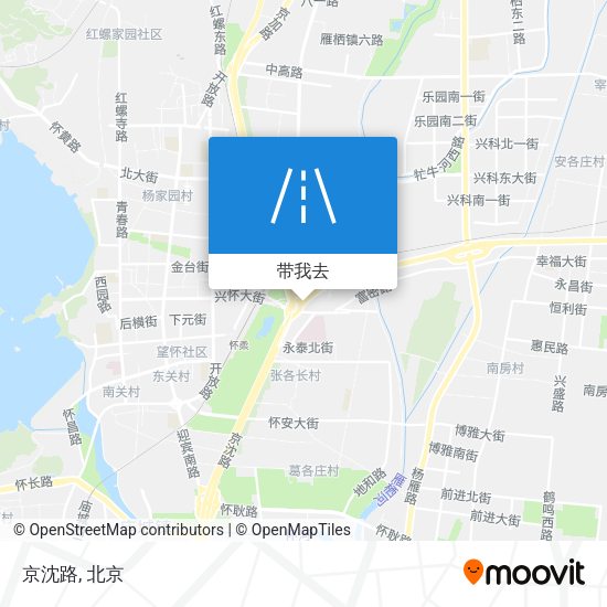 京沈路地图