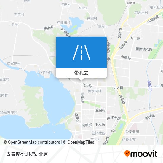 青春路北环岛地图