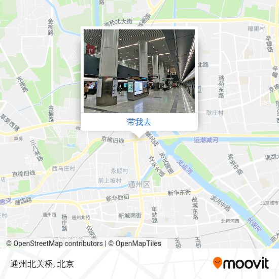 通州北关桥地图