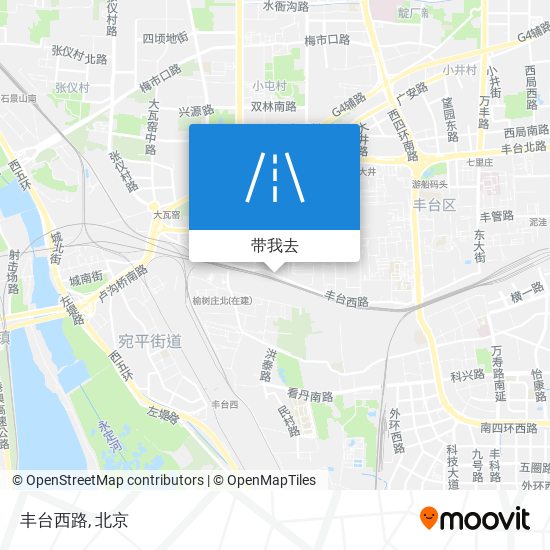 丰台西路地图