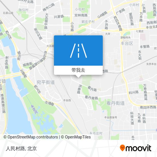 人民村路地图
