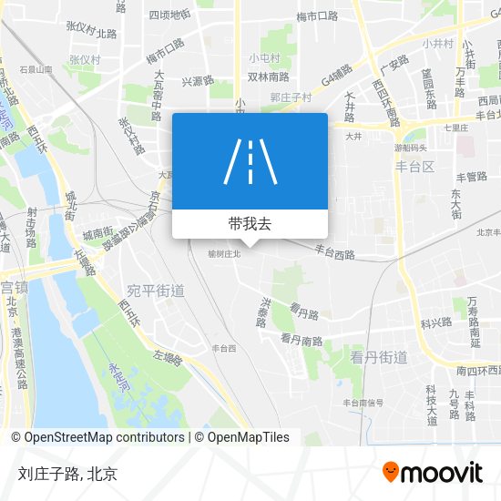 刘庄子路地图