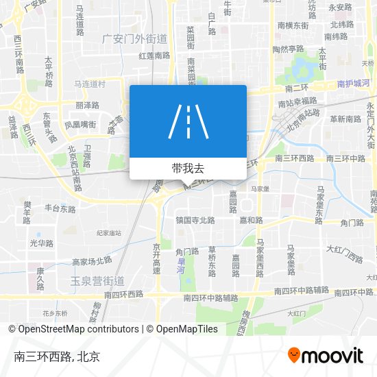 南三环西路地图