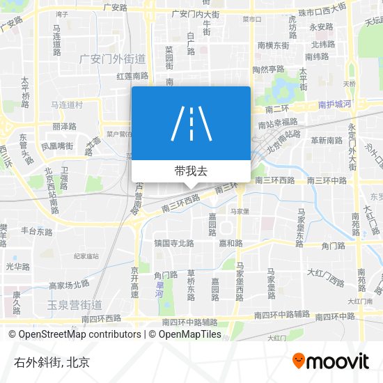 右外斜街地图