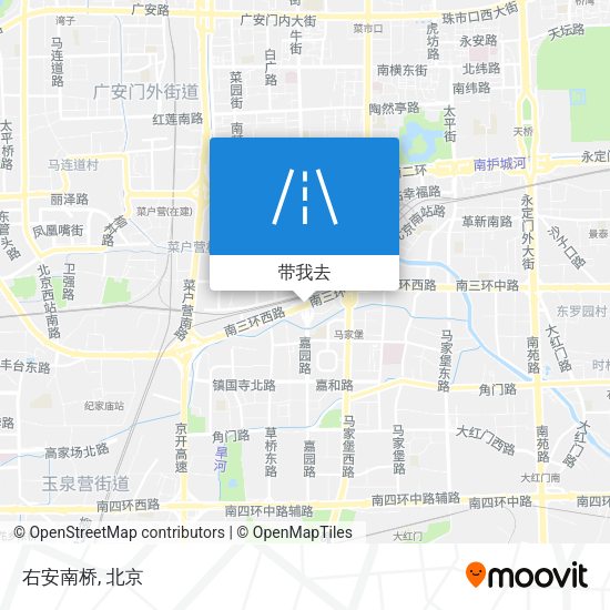 右安南桥地图