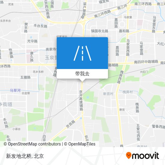 新发地北桥地图