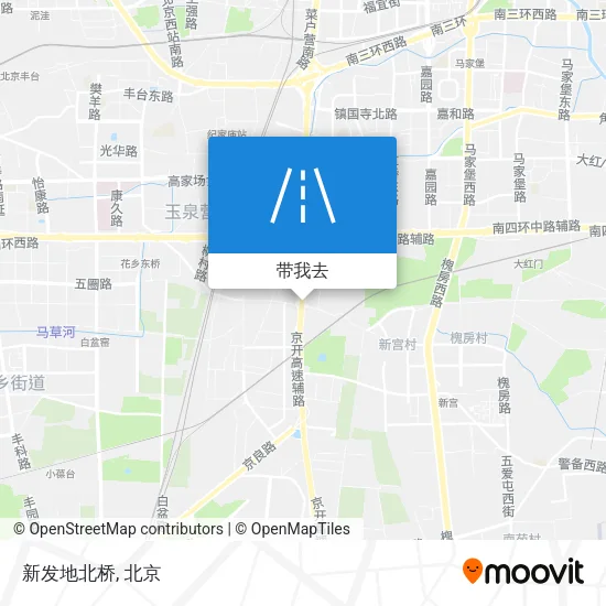 新发地北桥地图