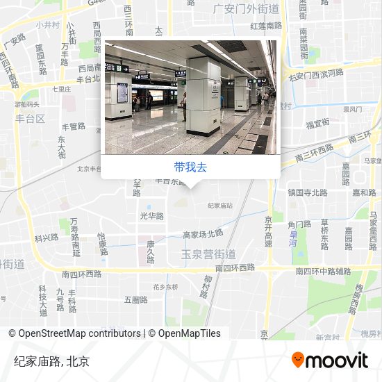 纪家庙路地图