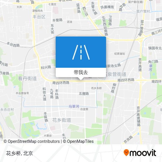 花乡桥地图