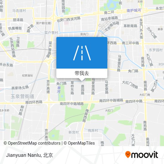 Jianyuan Nanlu地图