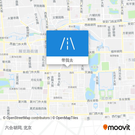 六合胡同地图