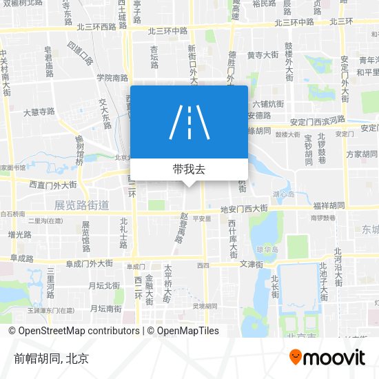 前帽胡同地图