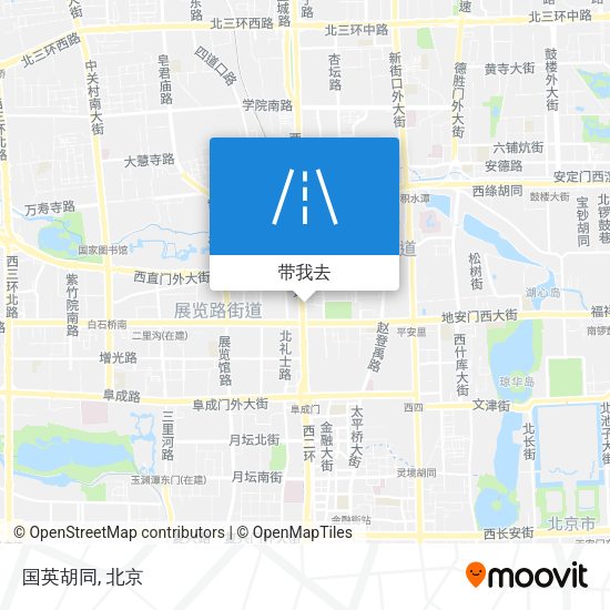 国英胡同地图