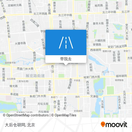 大后仓胡同地图