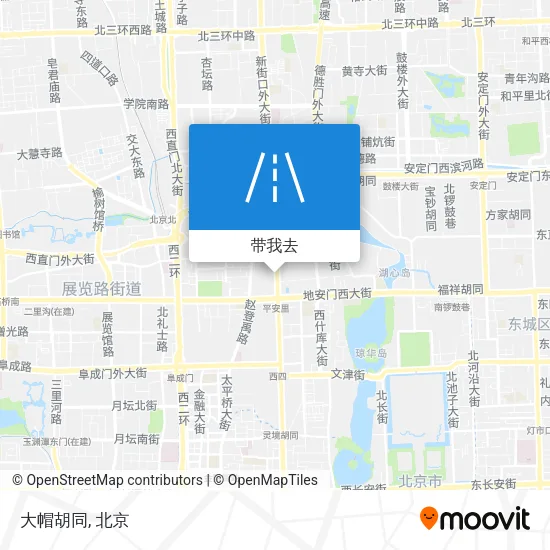 大帽胡同地图