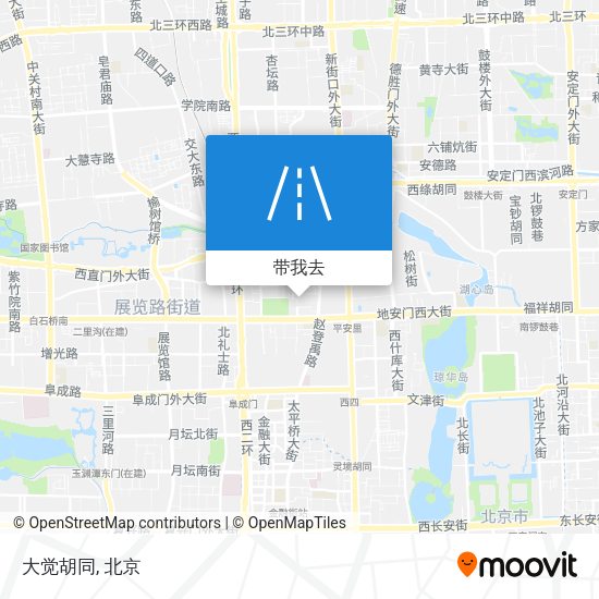 大觉胡同地图