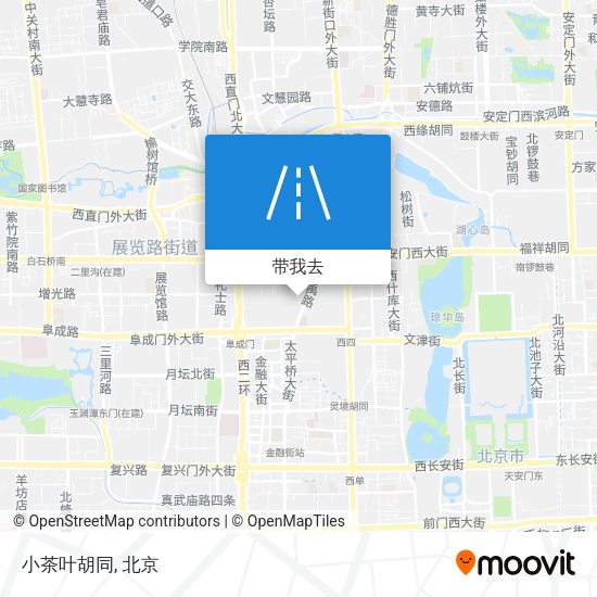 小茶叶胡同地图