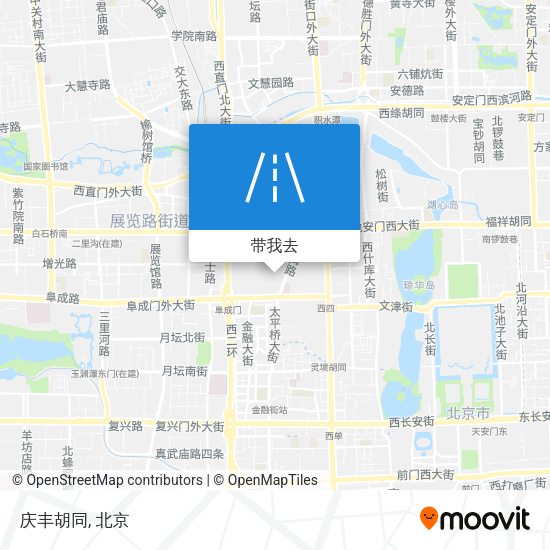 庆丰胡同地图