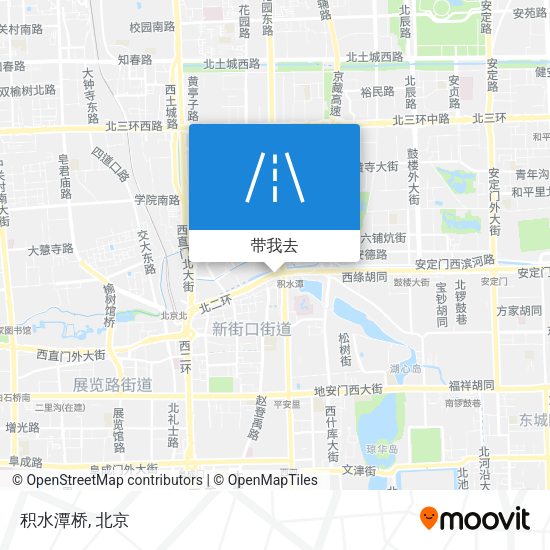积水潭桥地图
