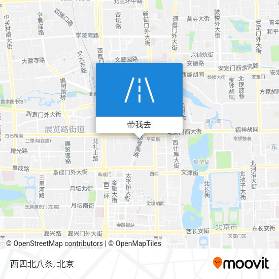 西四北八条地图