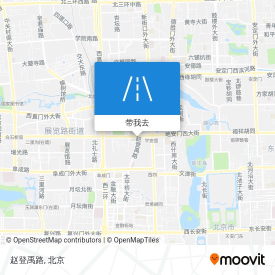 赵登禹路地图