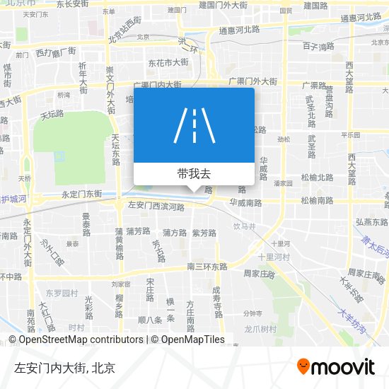 左安门内大街地图