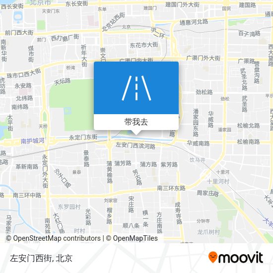左安门西街地图