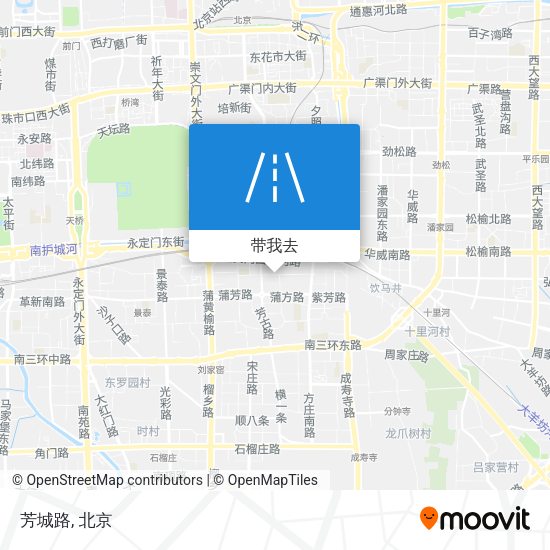 芳城路地图