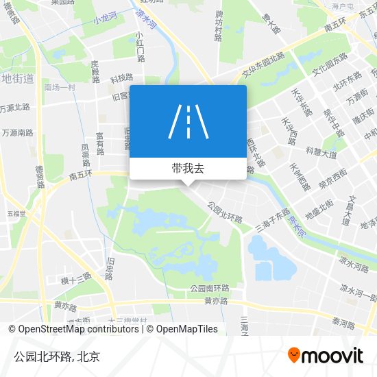 公园北环路地图