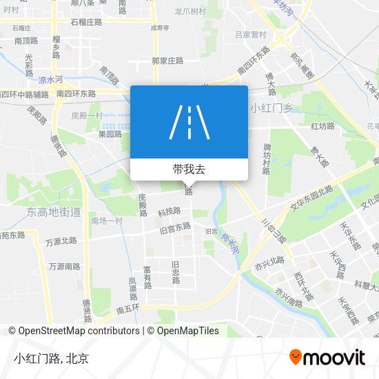 小红门路地图