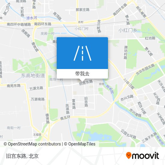 旧宫东路地图