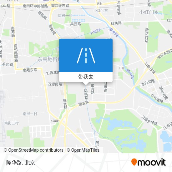 隆华路地图
