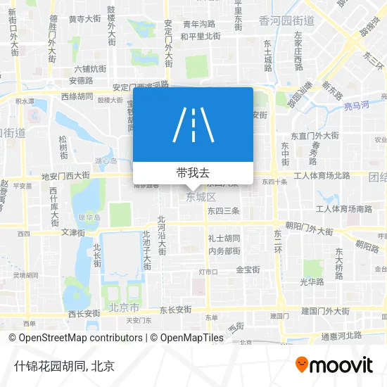 什锦花园胡同地图
