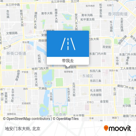 地安门东大街地图