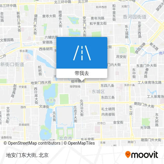 地安门东大街地图