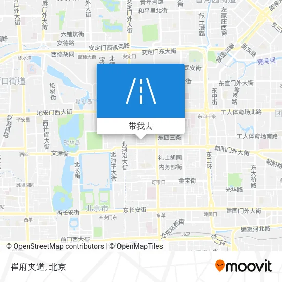 崔府夹道地图