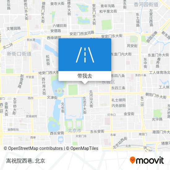 嵩祝院西巷地图