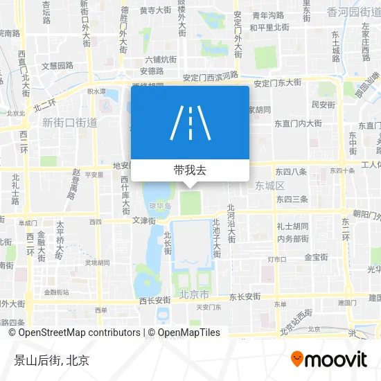 景山后街地图